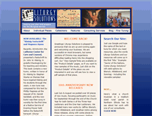 Tablet Screenshot of liturgysolutions.com